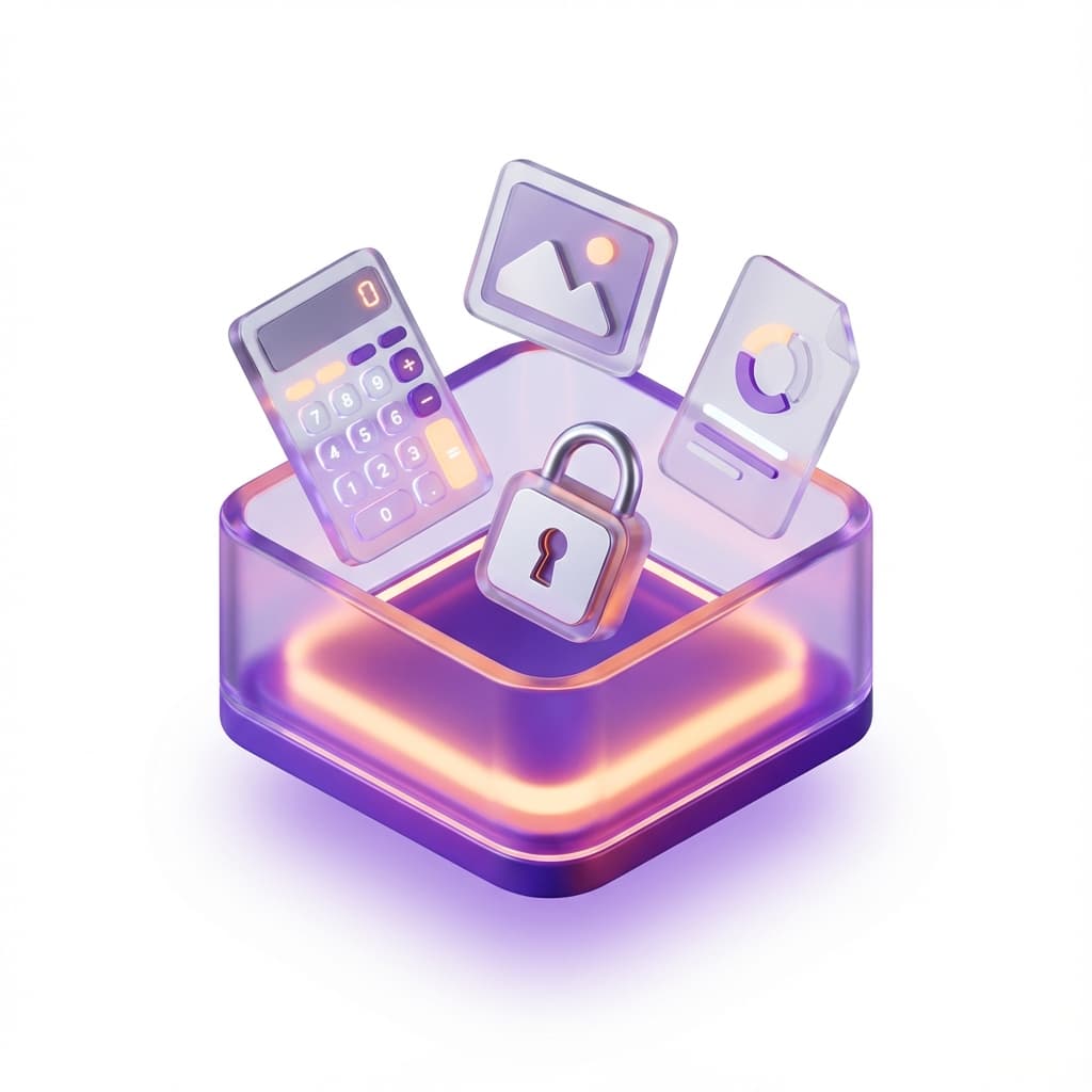 Toolero Digital Tools 3D Illustration